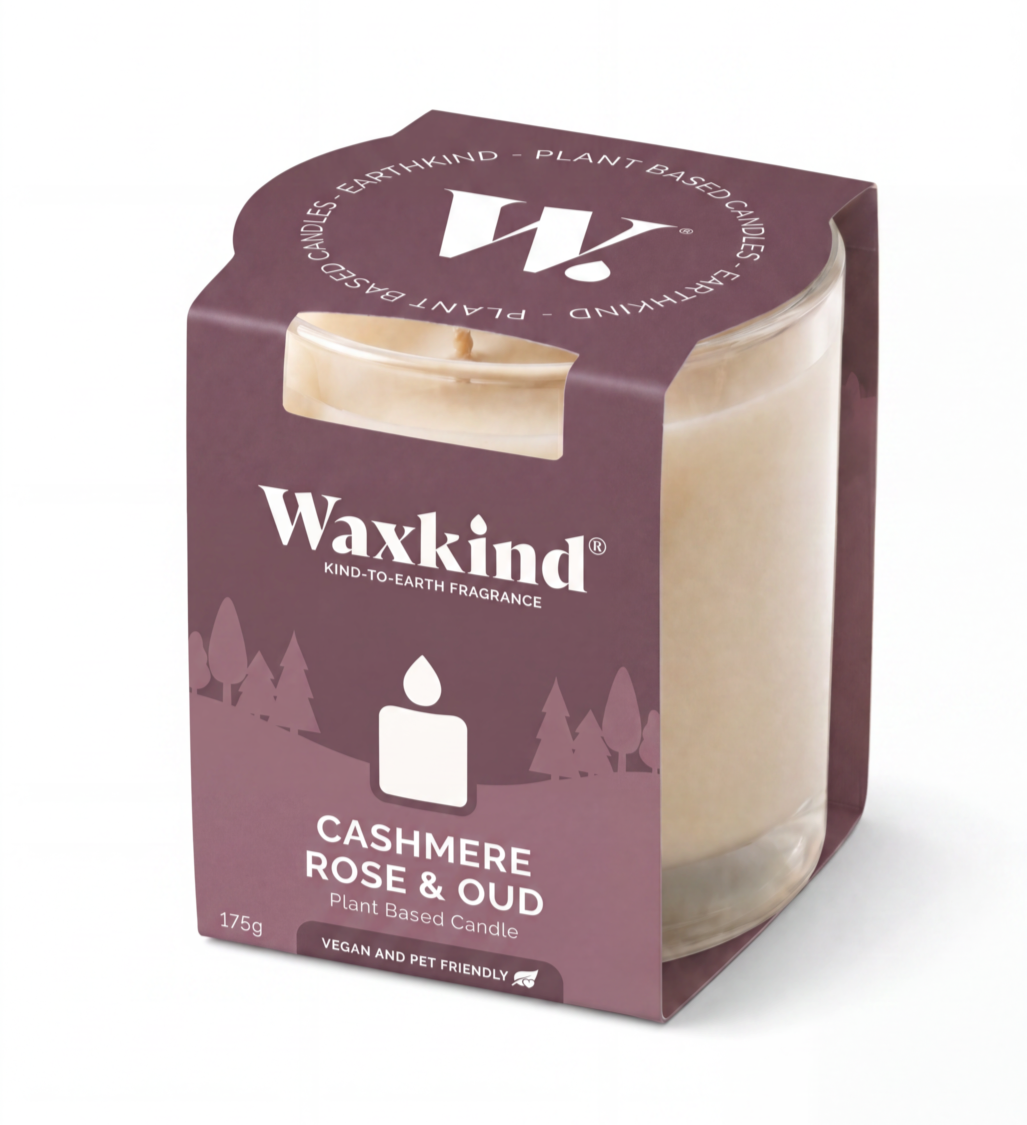 Cashmere, Rose & Oud Glass Candle