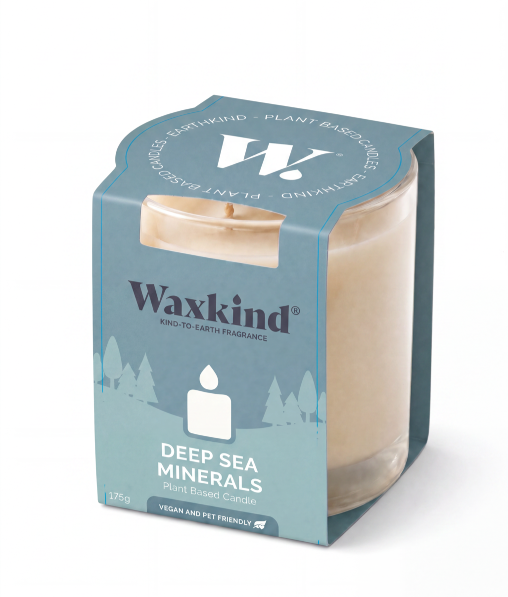 Deep Sea Minerals Glass Candle