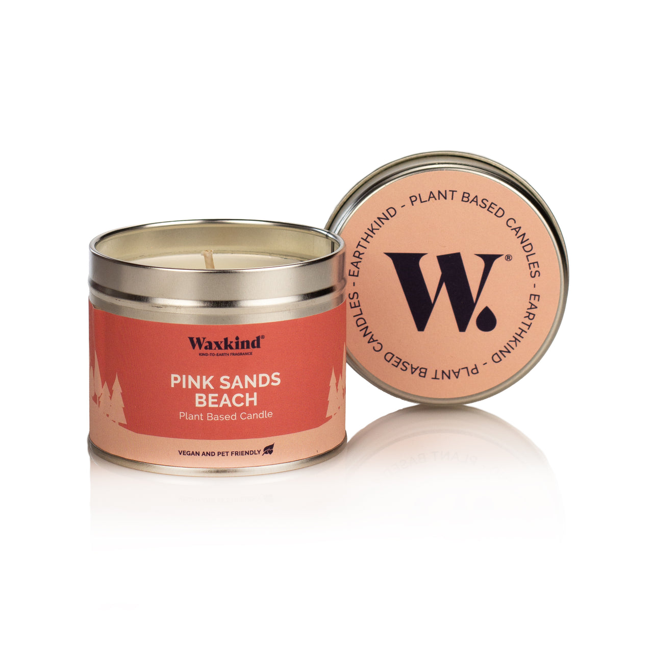 Pink Sands Beach Tin Candle