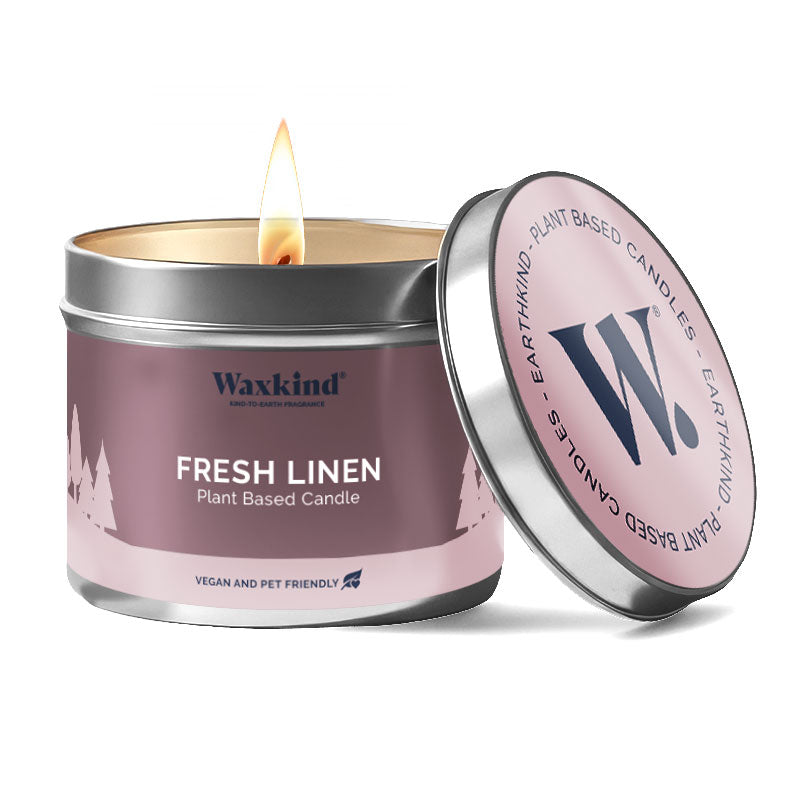 Fresh Linen Tin Candle
