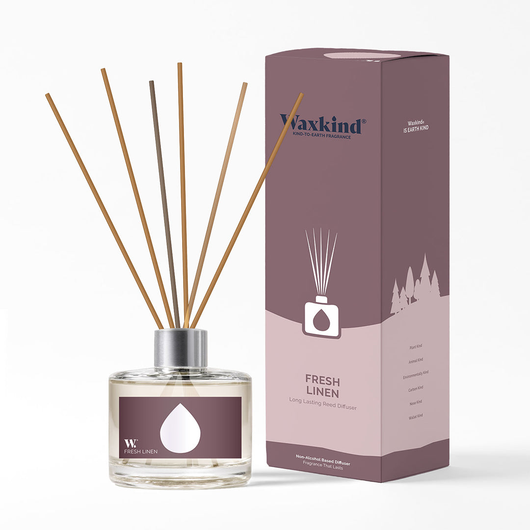 Fab Fresh Reed Diffuser Fresh Linen Reed Diffuser – Waxkind